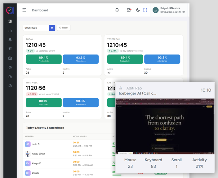 Application feature screenshot